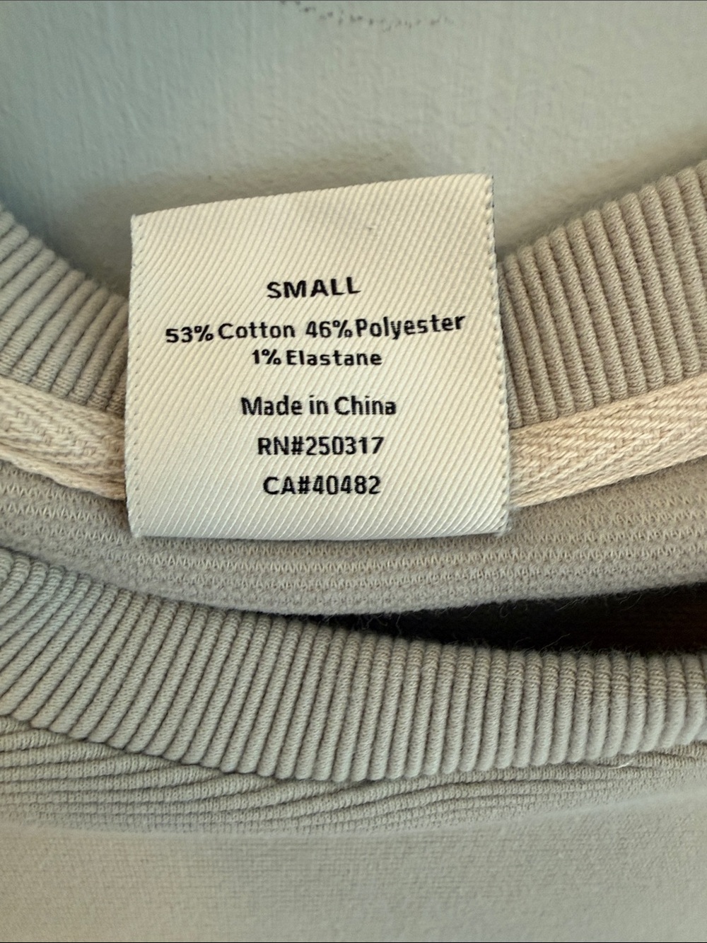 Varley Light Gray Crewneck Sweatshirt - Picture 3 of 11